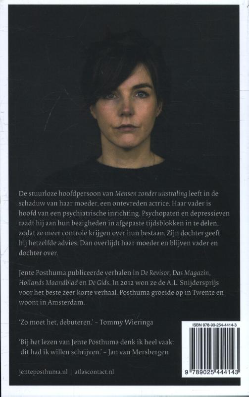 Achterkant van Mensen zonder uitstraling