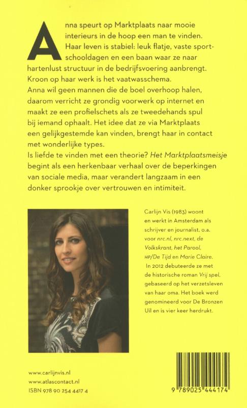 Achterkant van Het Marktplaatsmeisje