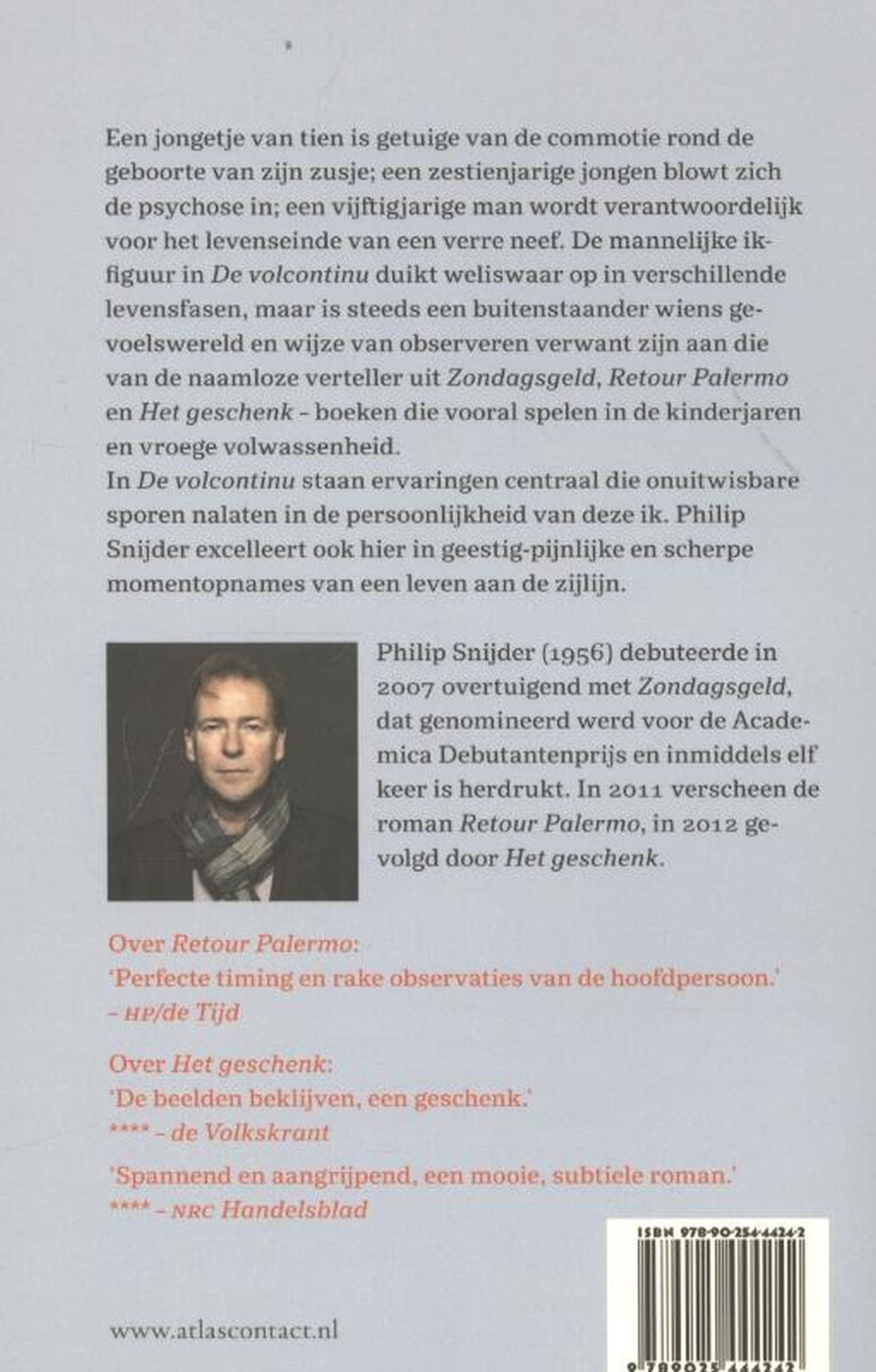 Achterkant van De volcontinu