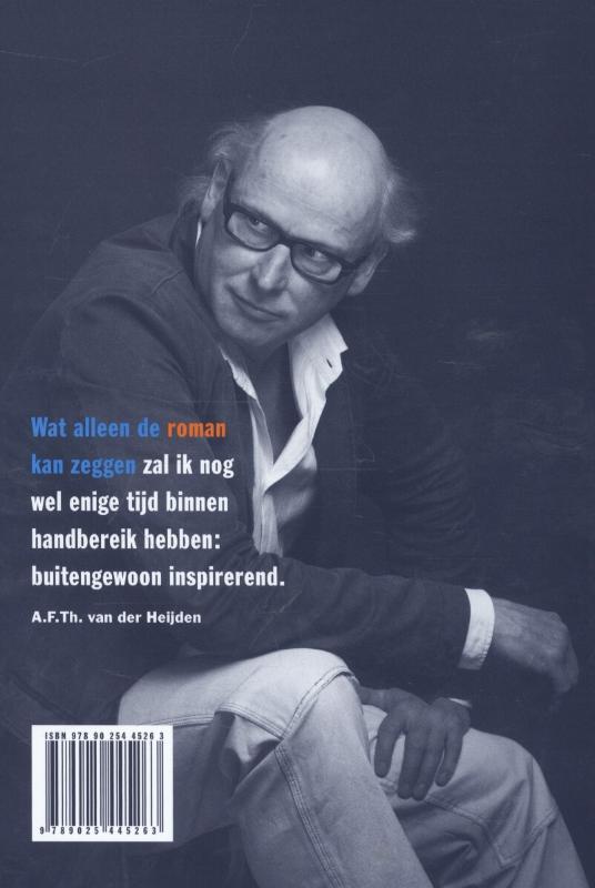 Achterkant van Wat alleen de roman kan zeggen