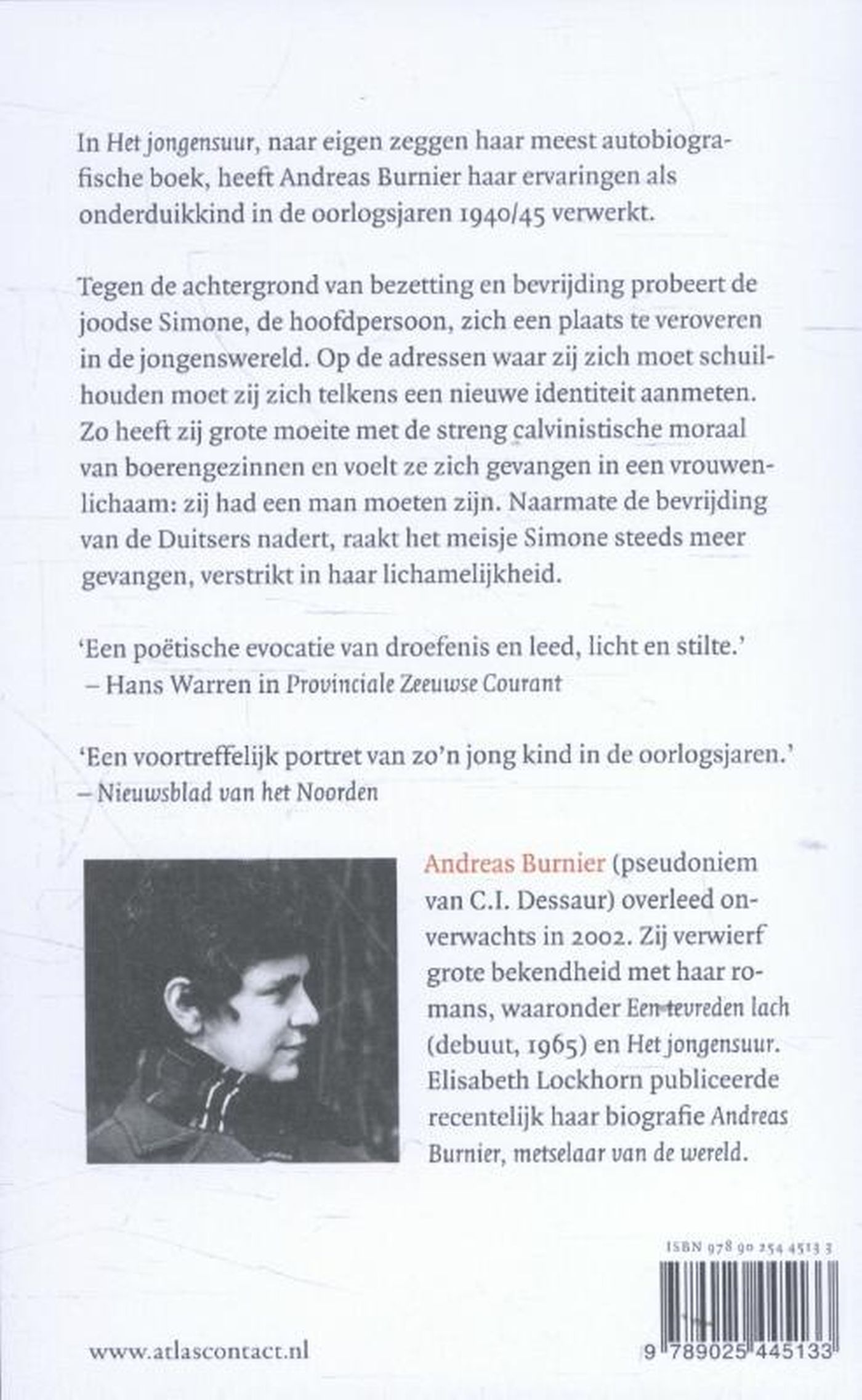 Achterkant van Het jongensuur