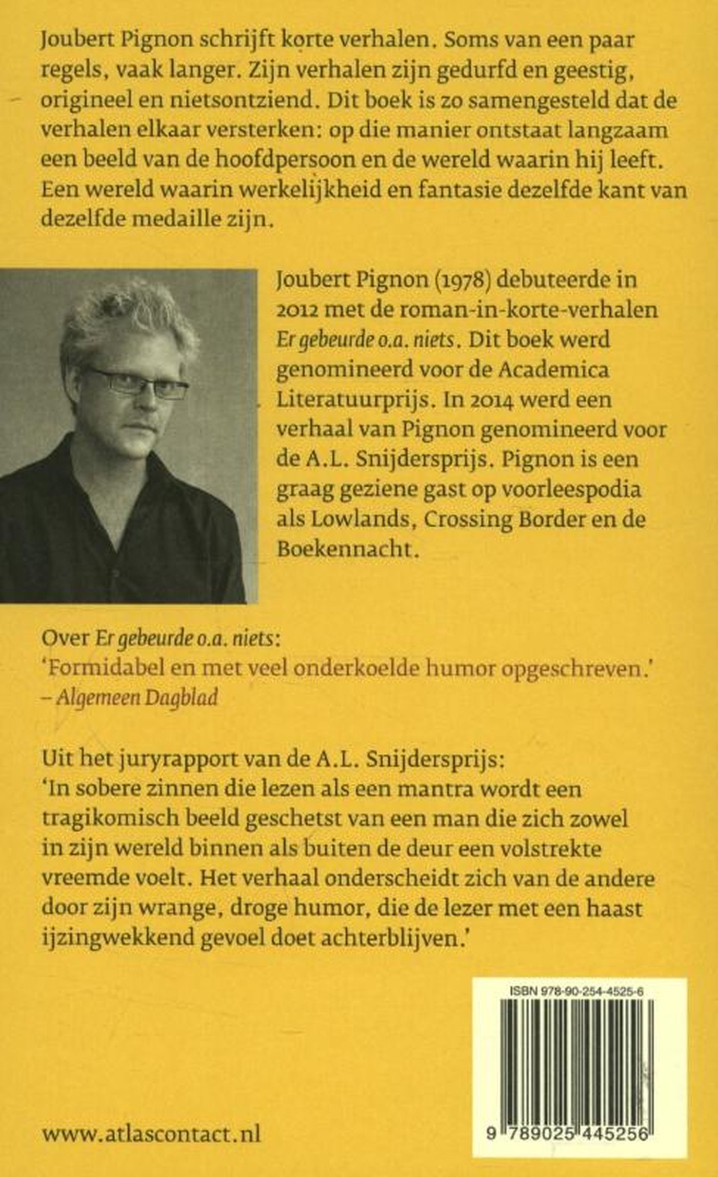Achterkant van Huil maar, ik wens je uitstel toe