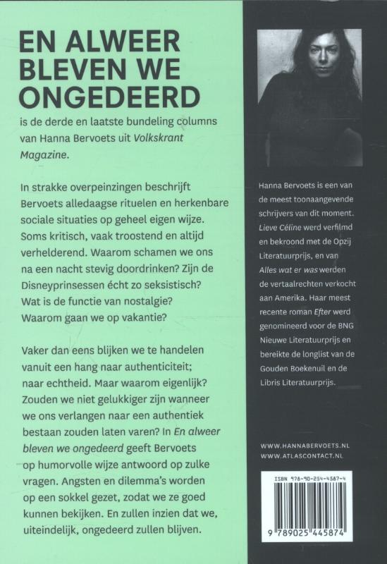 Achterkant van En alweer bleven we ongedeerd