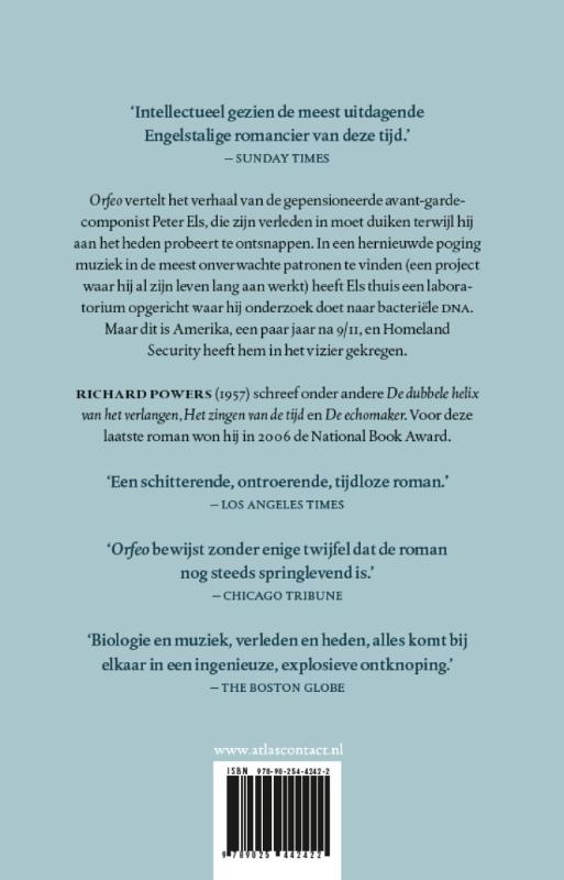 Achterkant van Orfeo