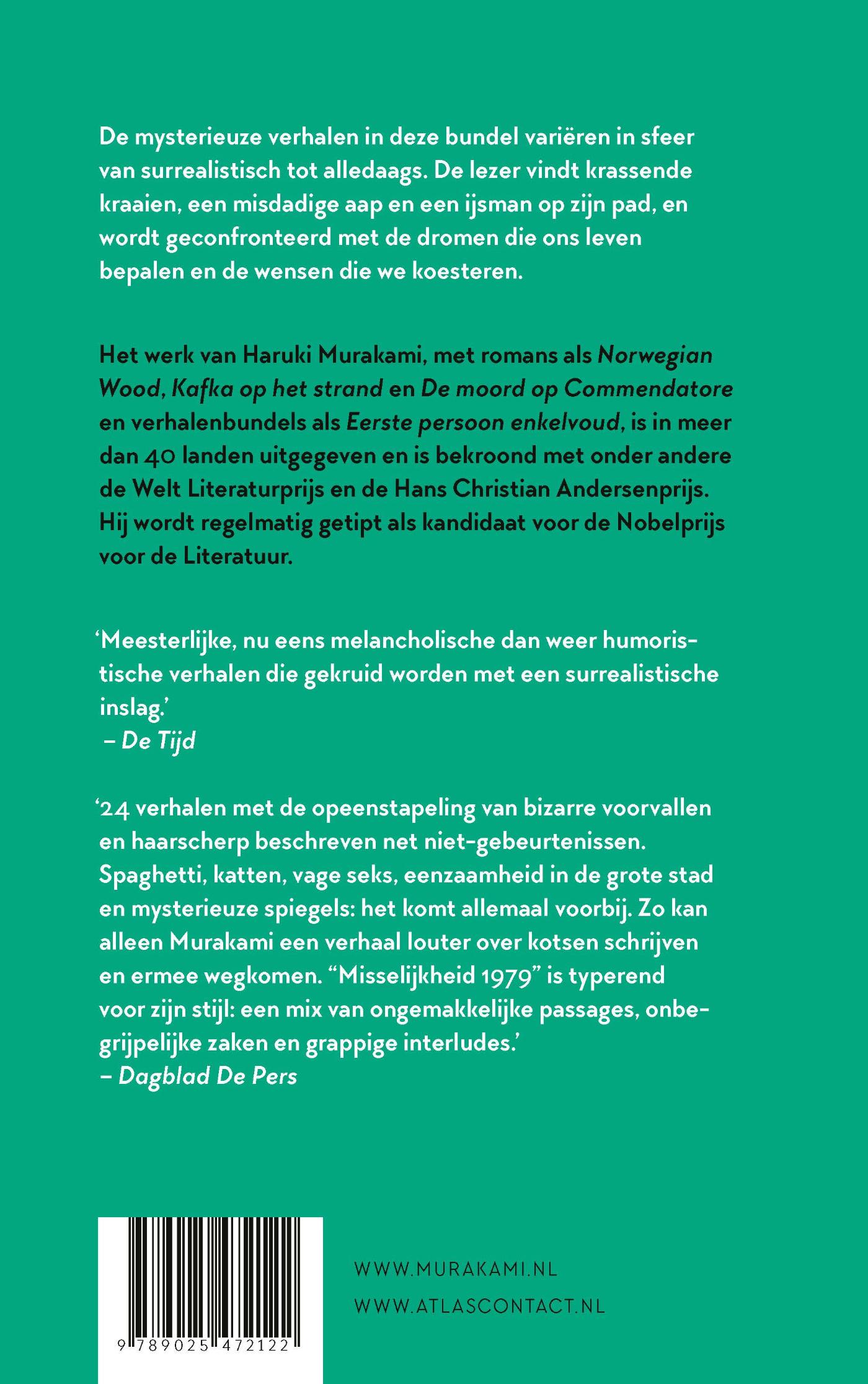 Achterkant van Blinde wilg, slapende vrouw