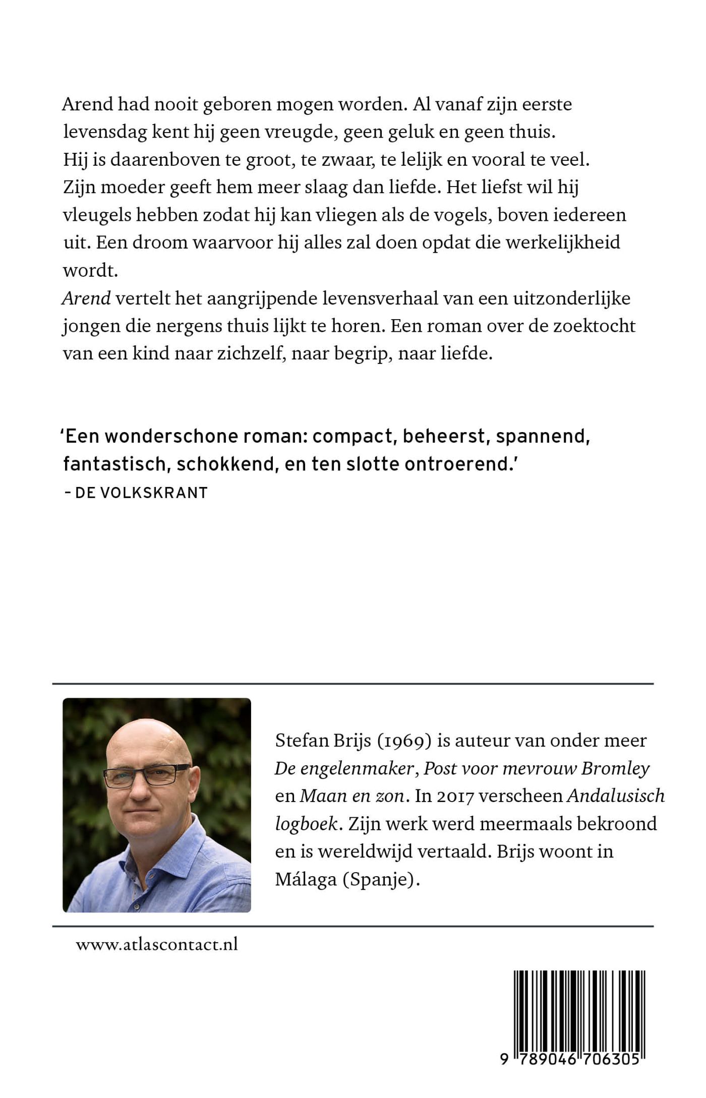 Achterkant van Arend