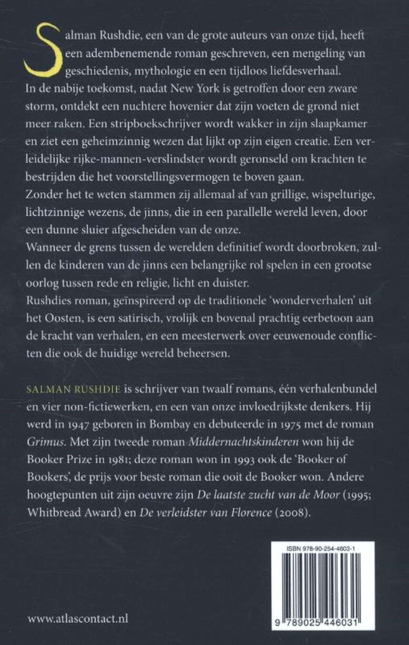 Achterkant van Twee jaar, acht maanden en achtentwintig nachten