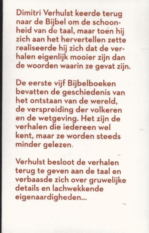 Achterkant van Bloedboek