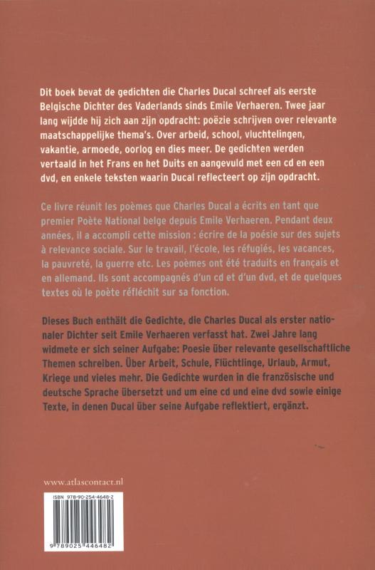 Achterkant van Bewoond door iets groters / Au-delà de la frontière / Von etwas Grösserem bewohnt