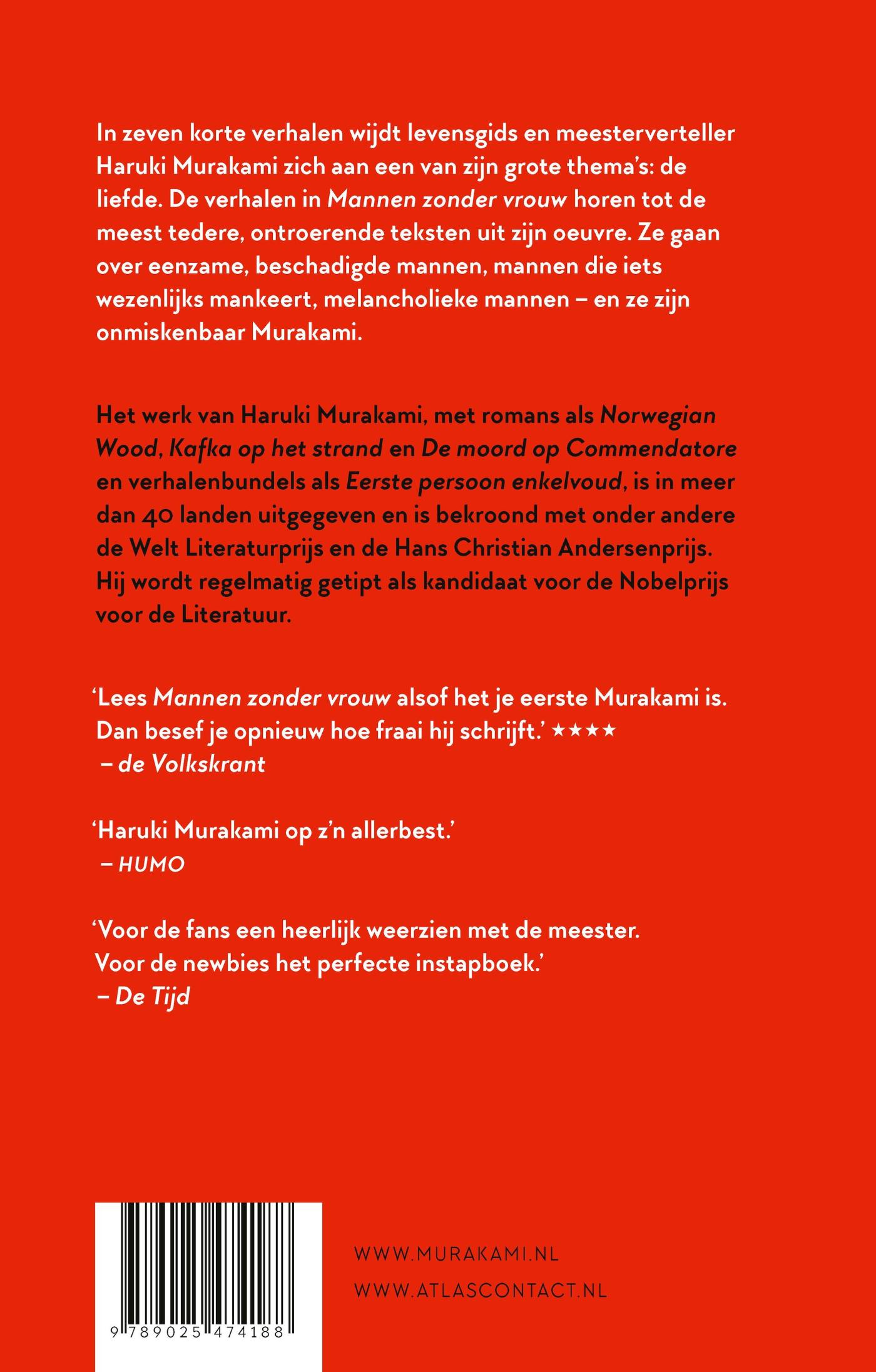 Achterkant van Mannen zonder vrouw