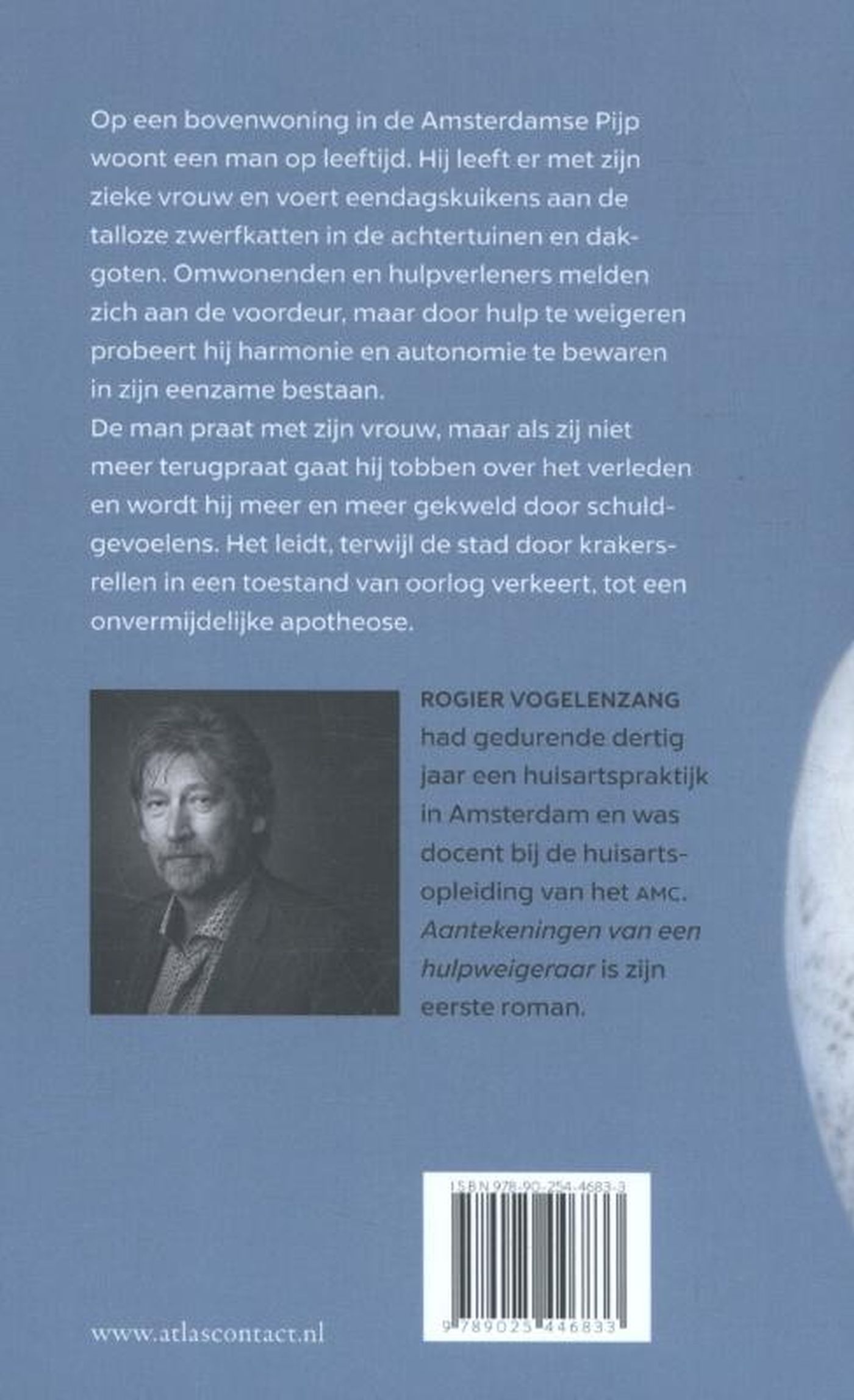 Achterkant van Aantekeningen van een hulpweigeraar