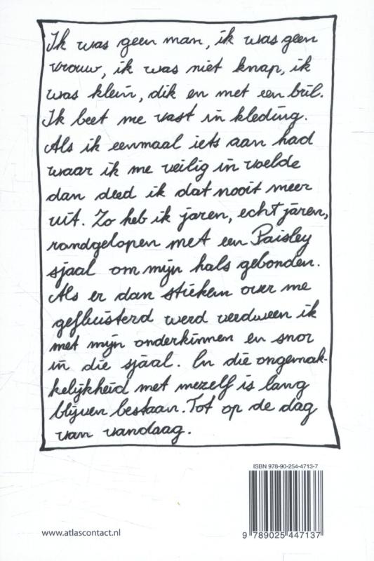 Achterkant van In stukjes