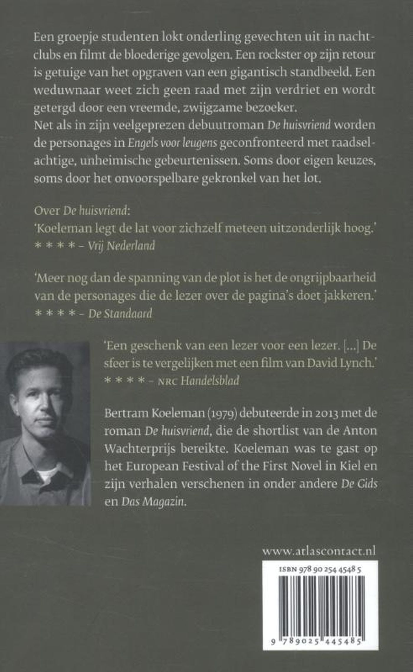 Achterkant van Engels voor leugens