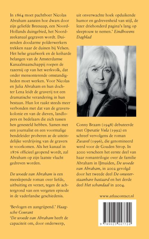 Achterkant van De woede van Abraham