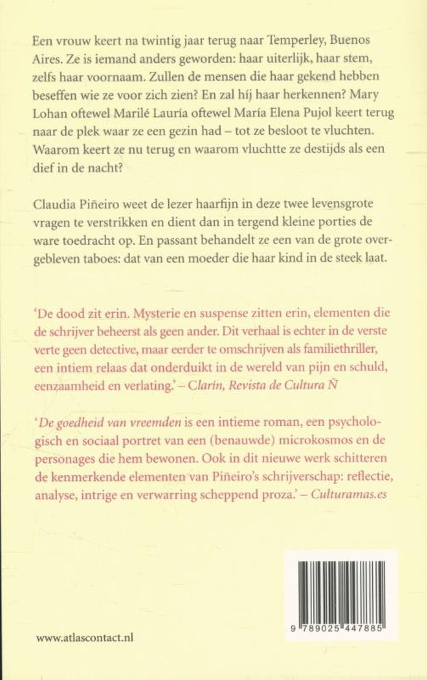 Achterkant van De goedheid van vreemden