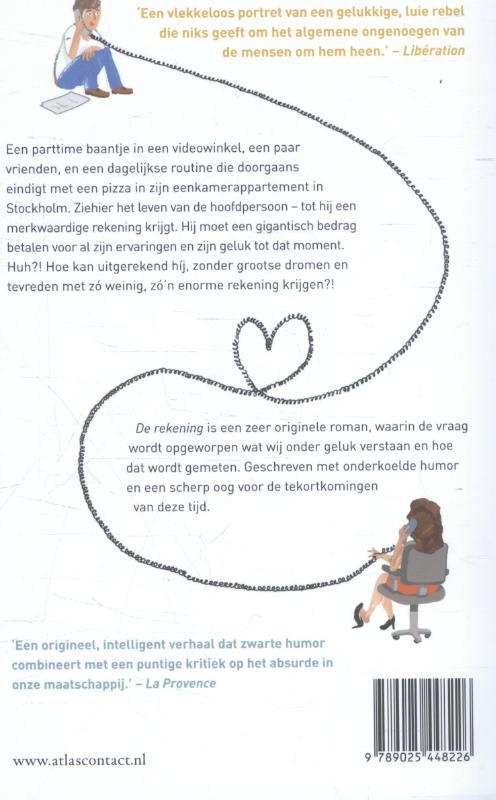 Achterkant van De rekening