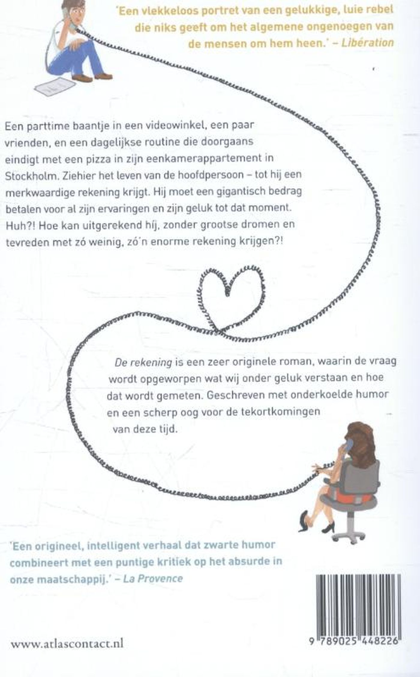 Achterkant van De rekening