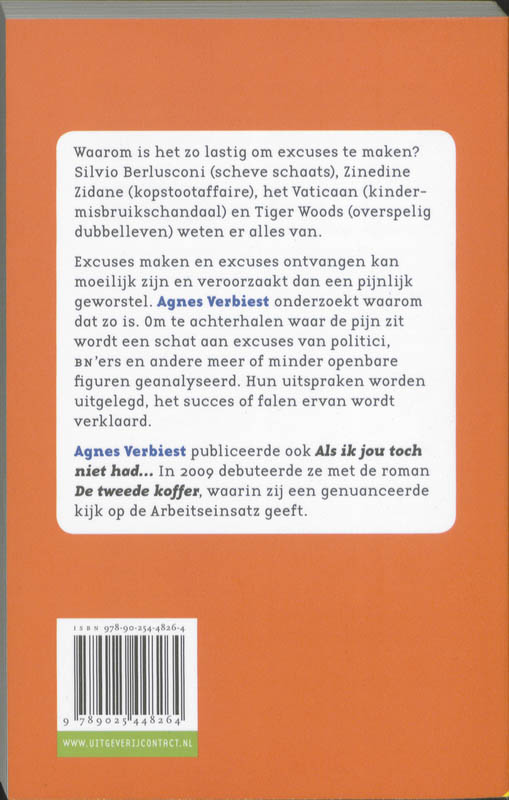 Achterkant van Excuses nog, en sorry