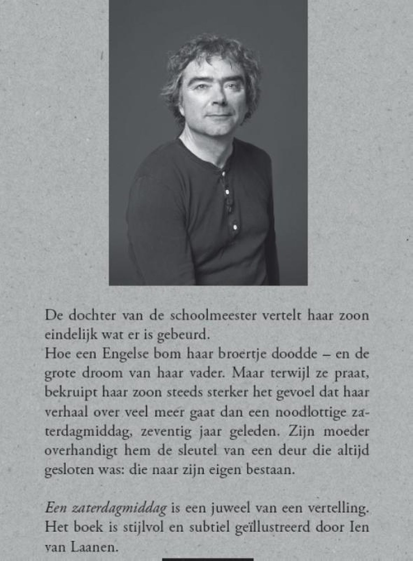 Achterkant van Een zaterdagmiddag