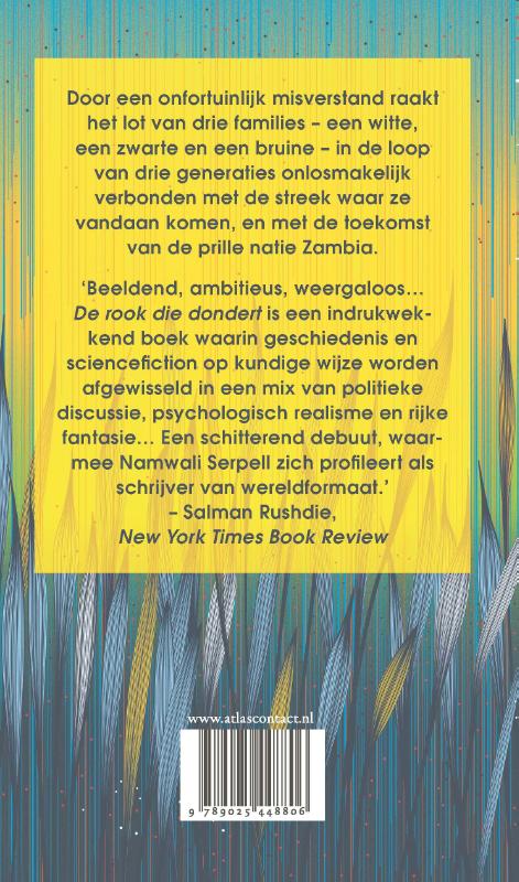 Achterkant van De rook die dondert