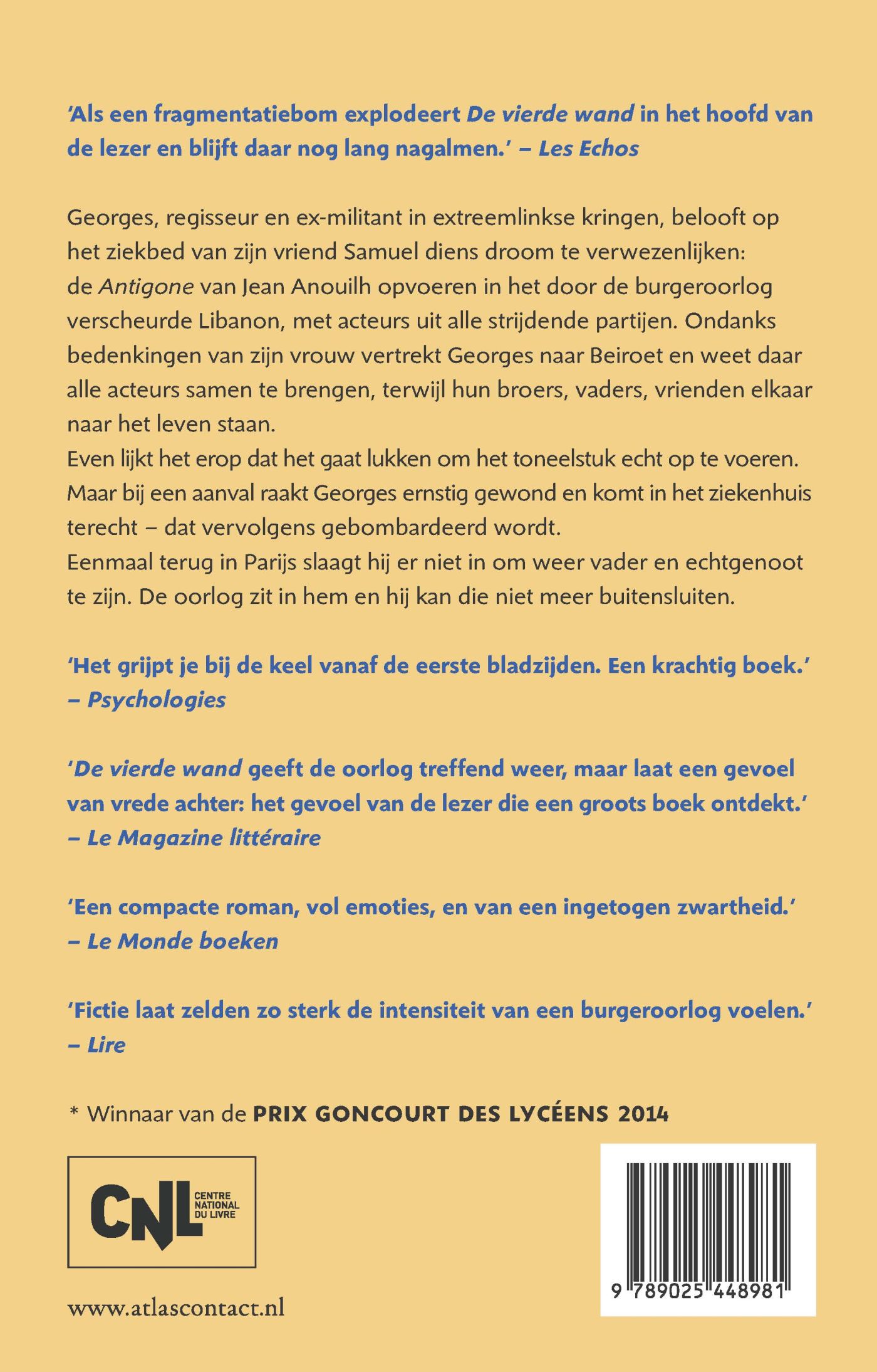 Achterkant van De vierde wand