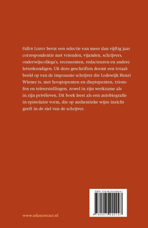 Achterkant van Fallen leaves