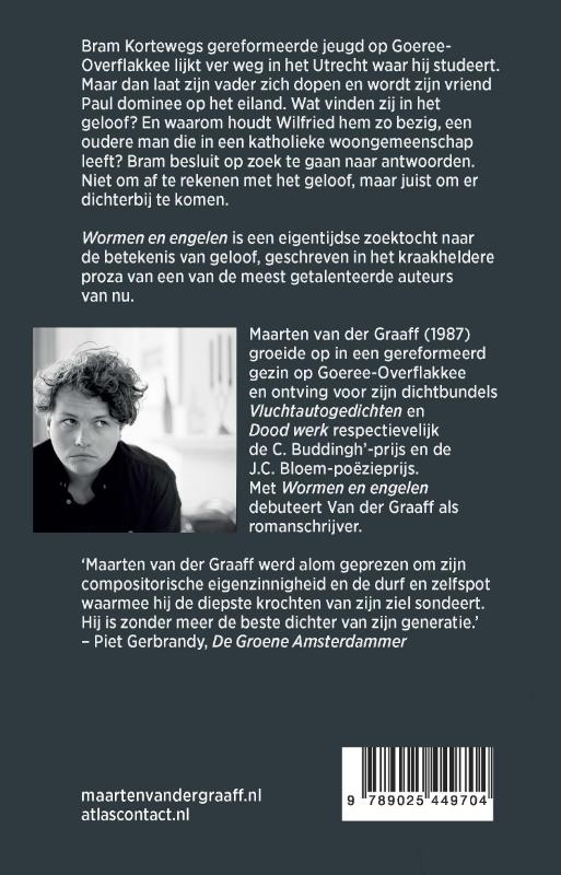 Achterkant van Wormen en engelen