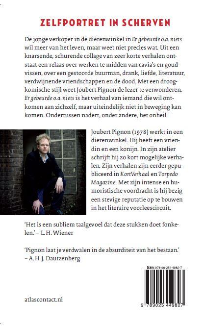 Achterkant van Er gebeurde o.a. niets