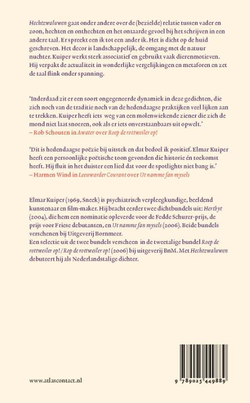 Achterkant van Hechtzwaluwen