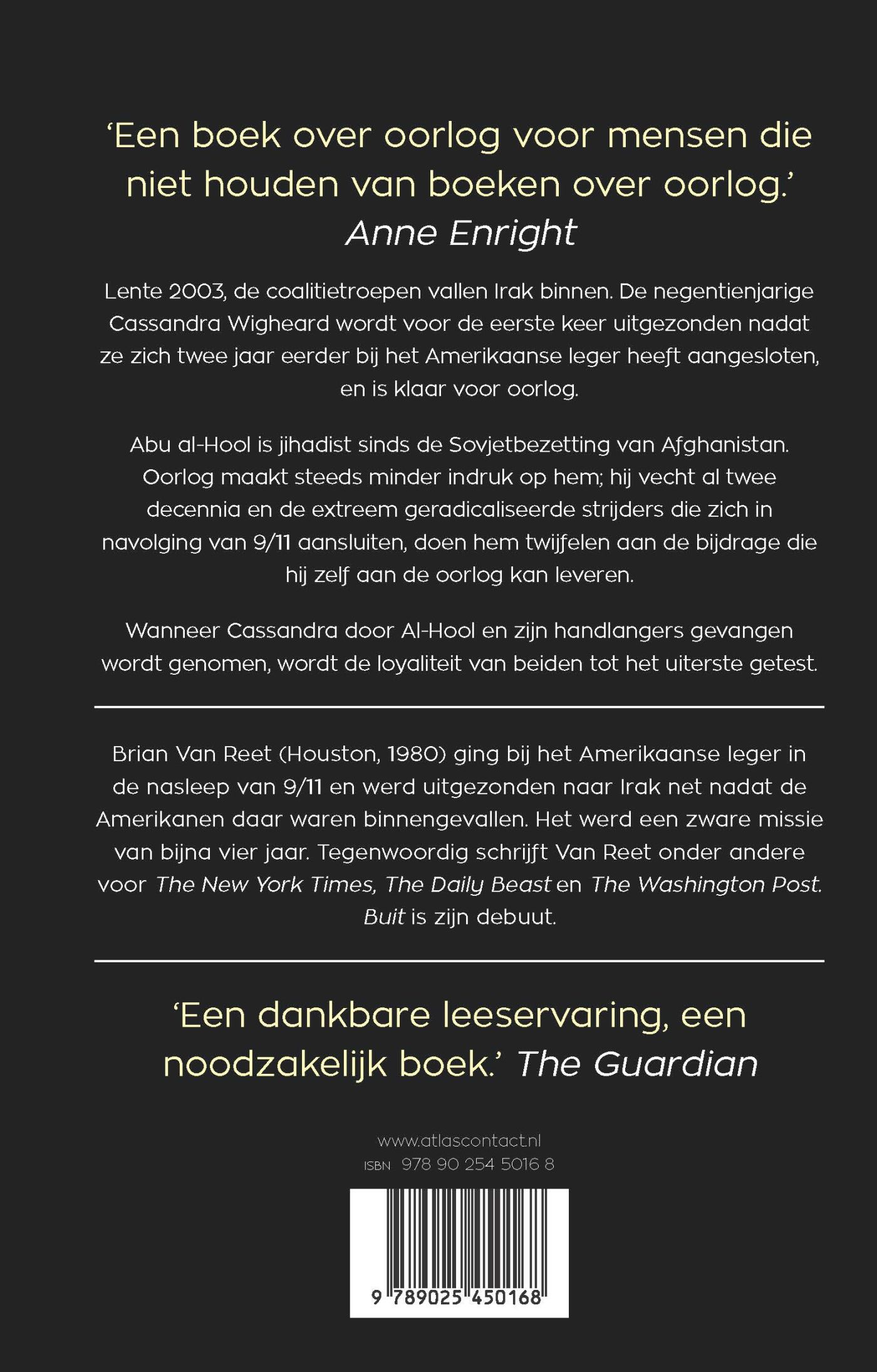 Achterkant van Buit