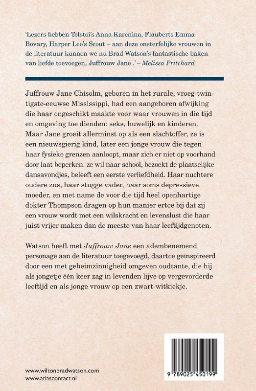 Achterkant van Juffrouw Jane