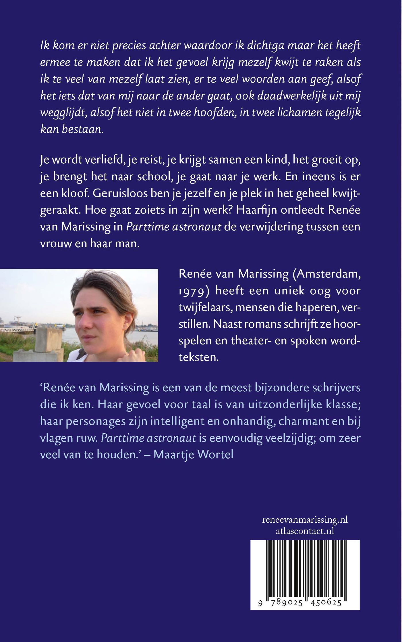 Achterkant van Parttime astronaut