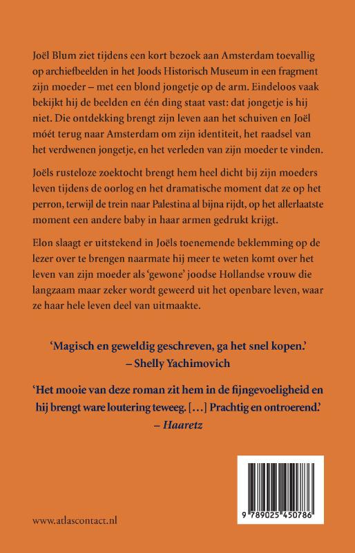 Achterkant van Sonja's zoon