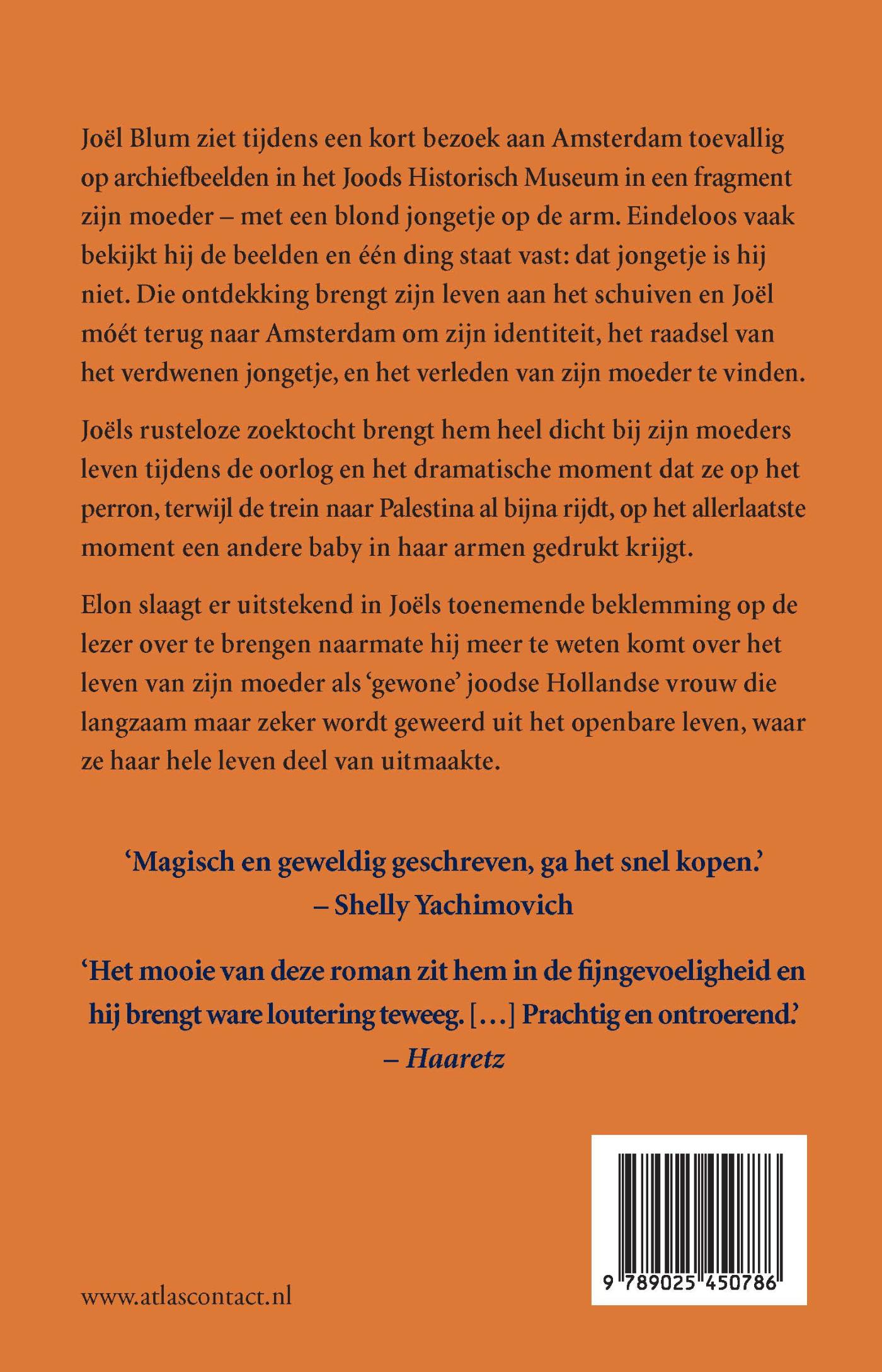 Achterkant van Sonja's zoon