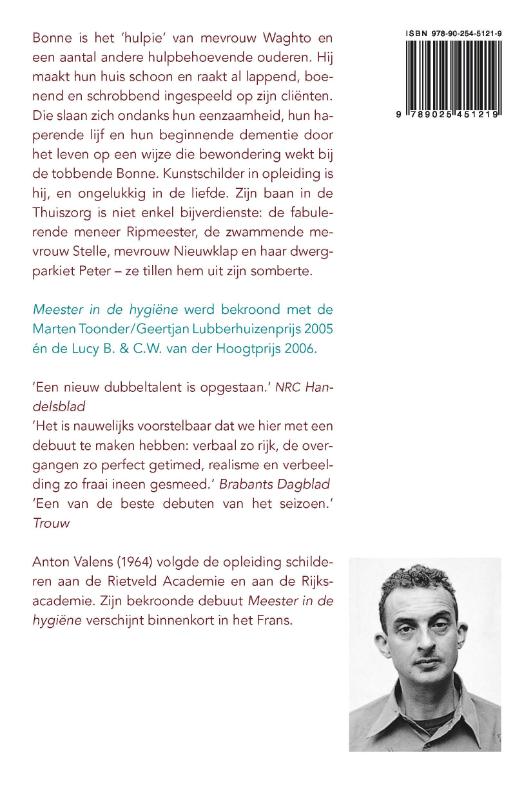 Achterkant van Meester in de hygiëne