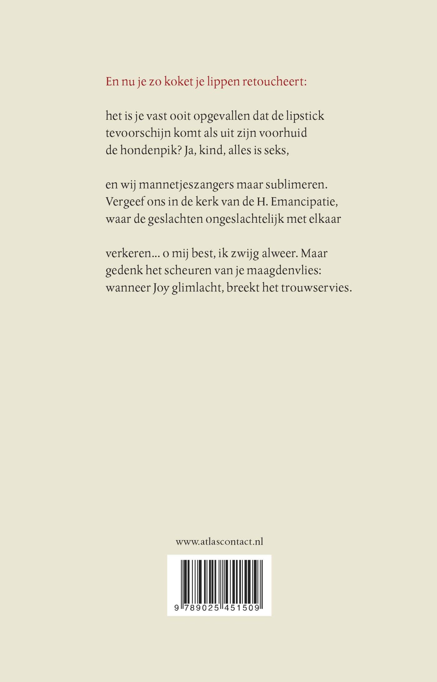 Achterkant van Het trouwservies