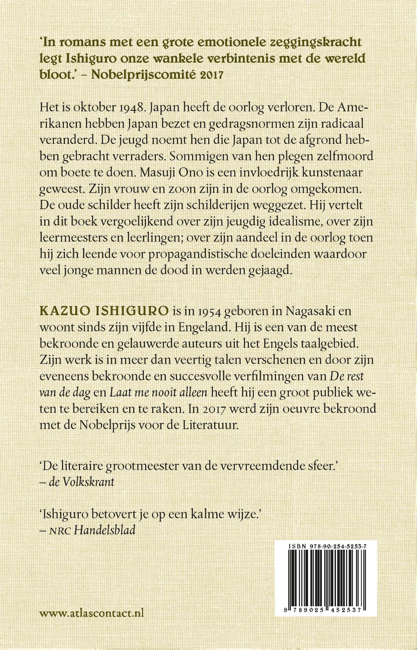 Achterkant van Een kunstenaar van het vlietende leven