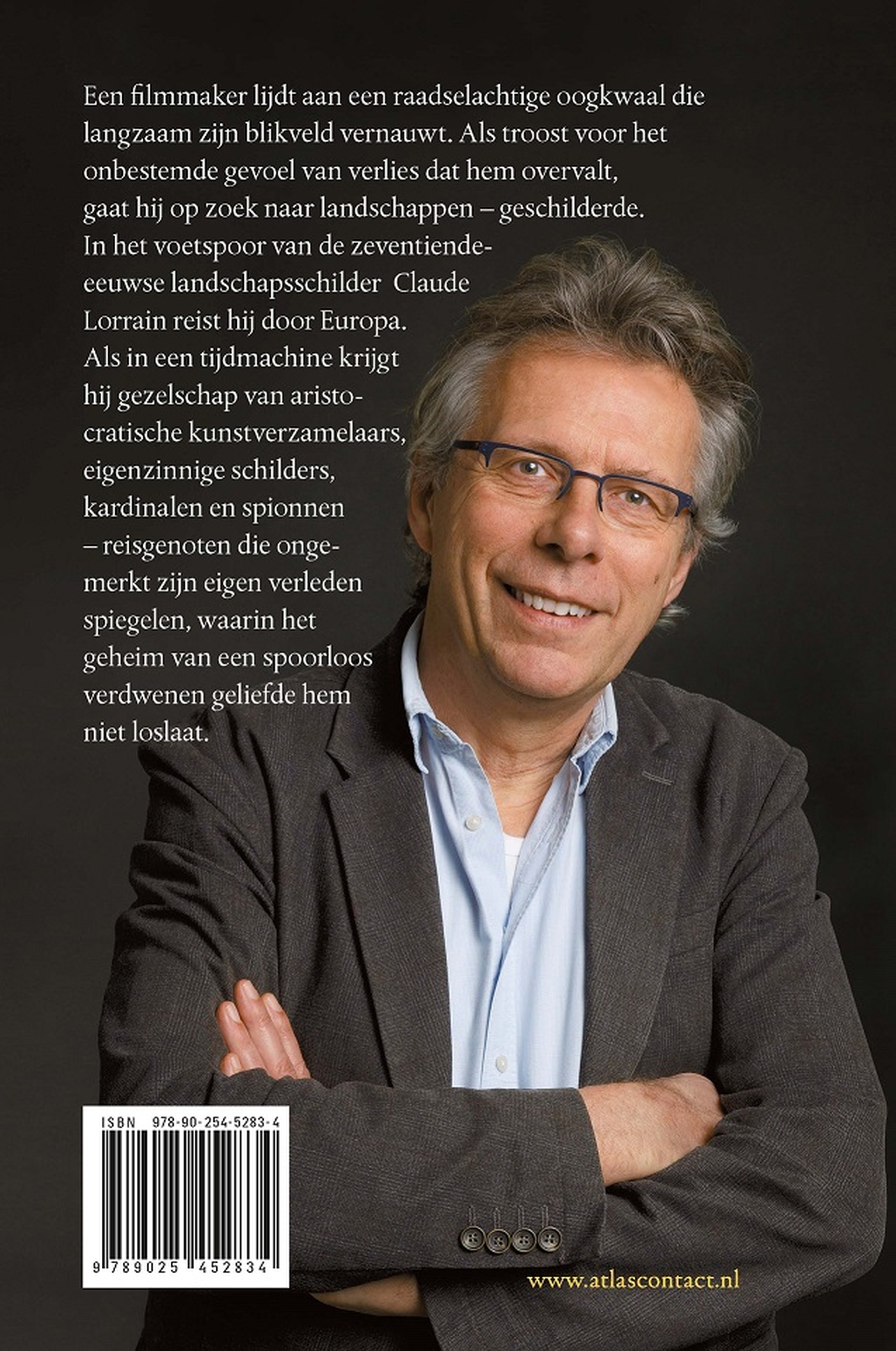 Achterkant van In het zwart van de spiegel