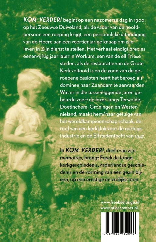 Achterkant van Kom verder!