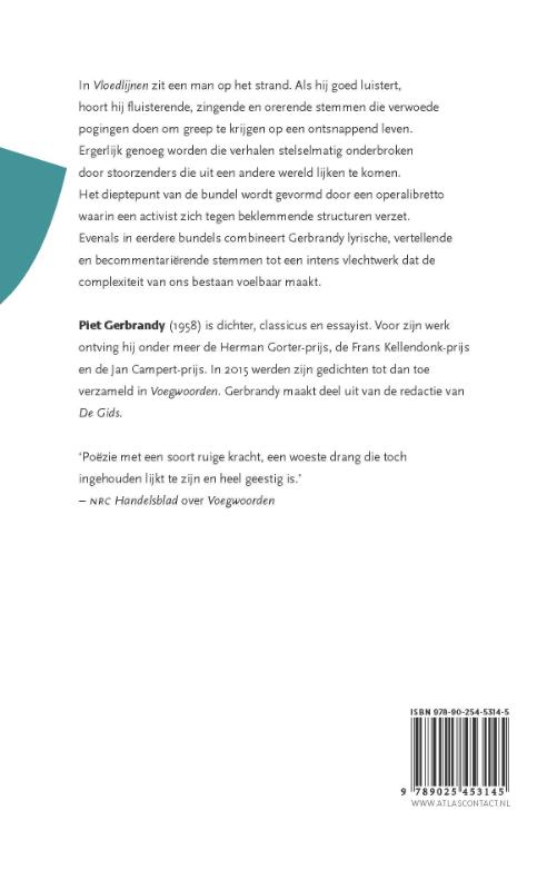 Achterkant van Vloedlijnen