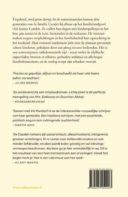 Achterkant van De Cazelets deel 1 en 2 samen geseald