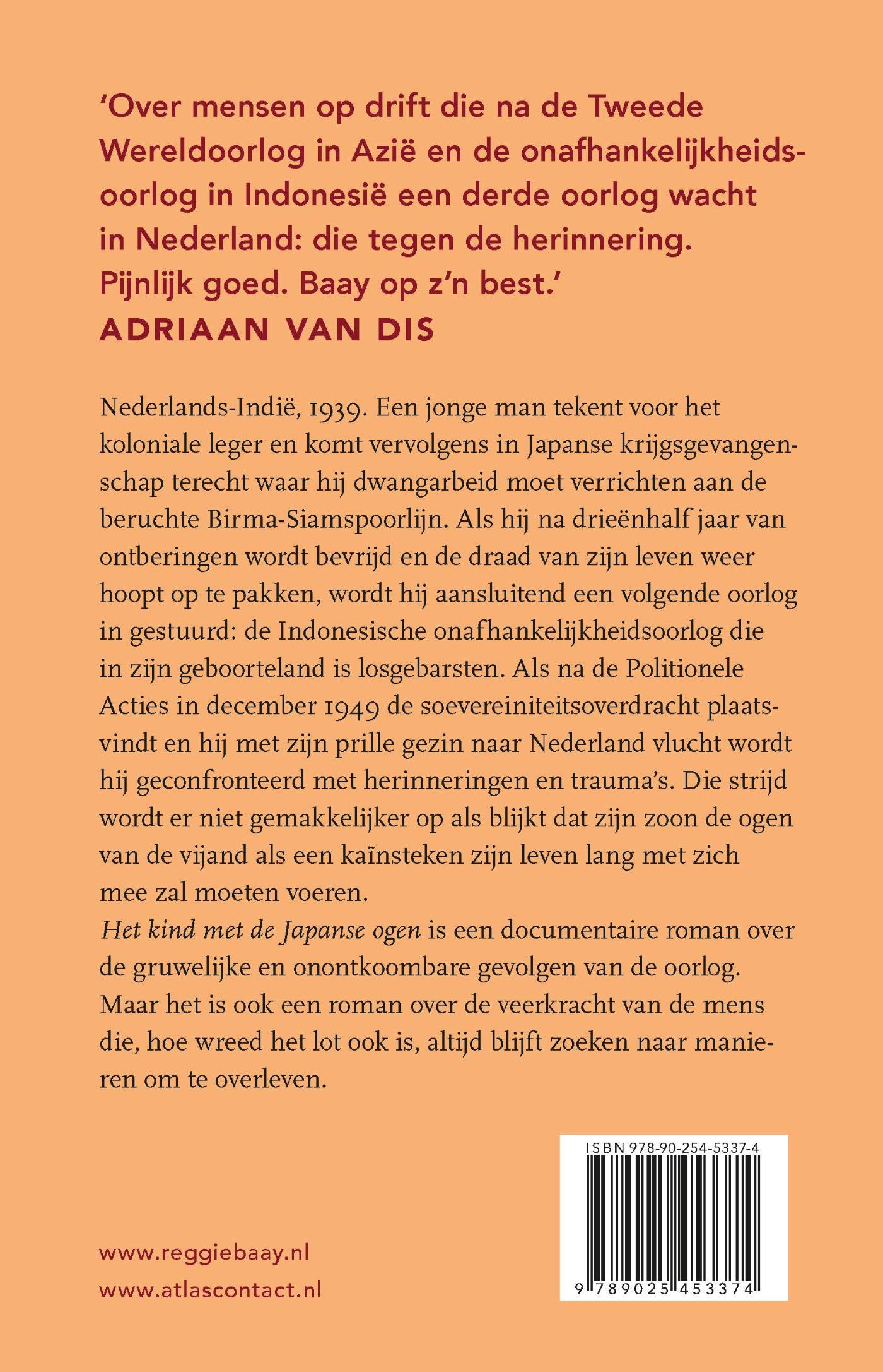 Achterkant van Het kind met de Japanse ogen