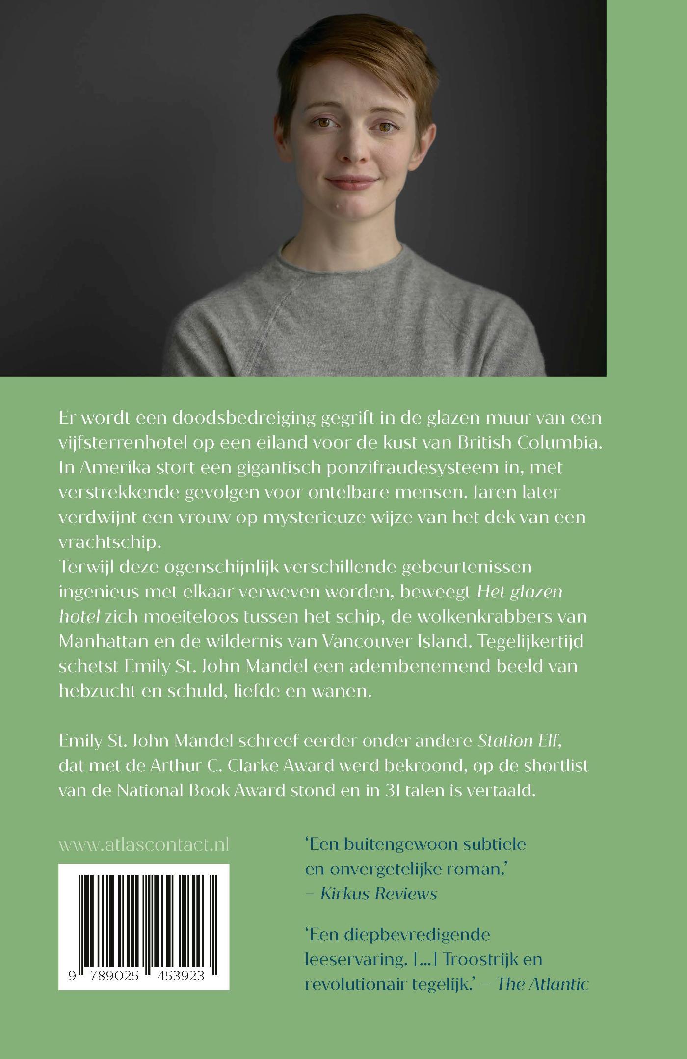 Achterkant van Het glazen hotel