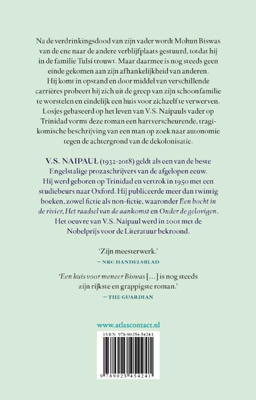 Achterkant van Een huis voor meneer Biswas