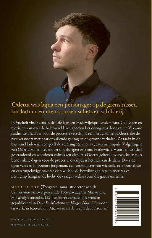 Achterkant van Messias van niks