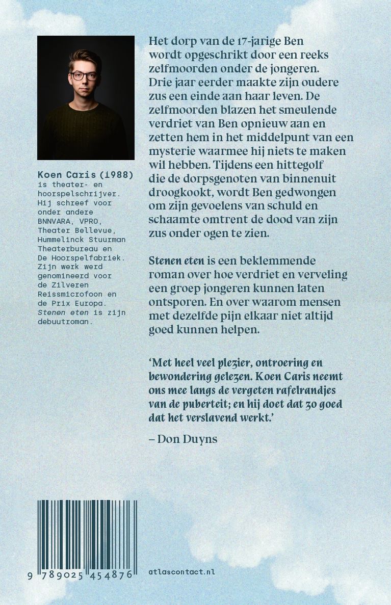 Achterkant van Stenen eten