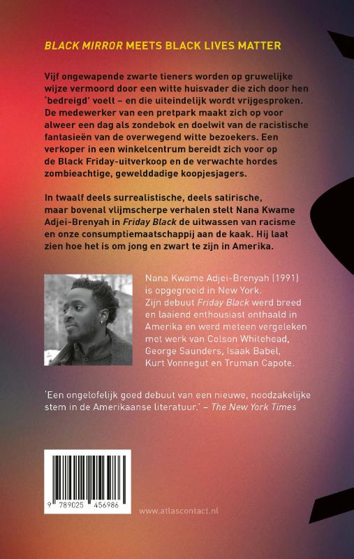Achterkant van Friday Black