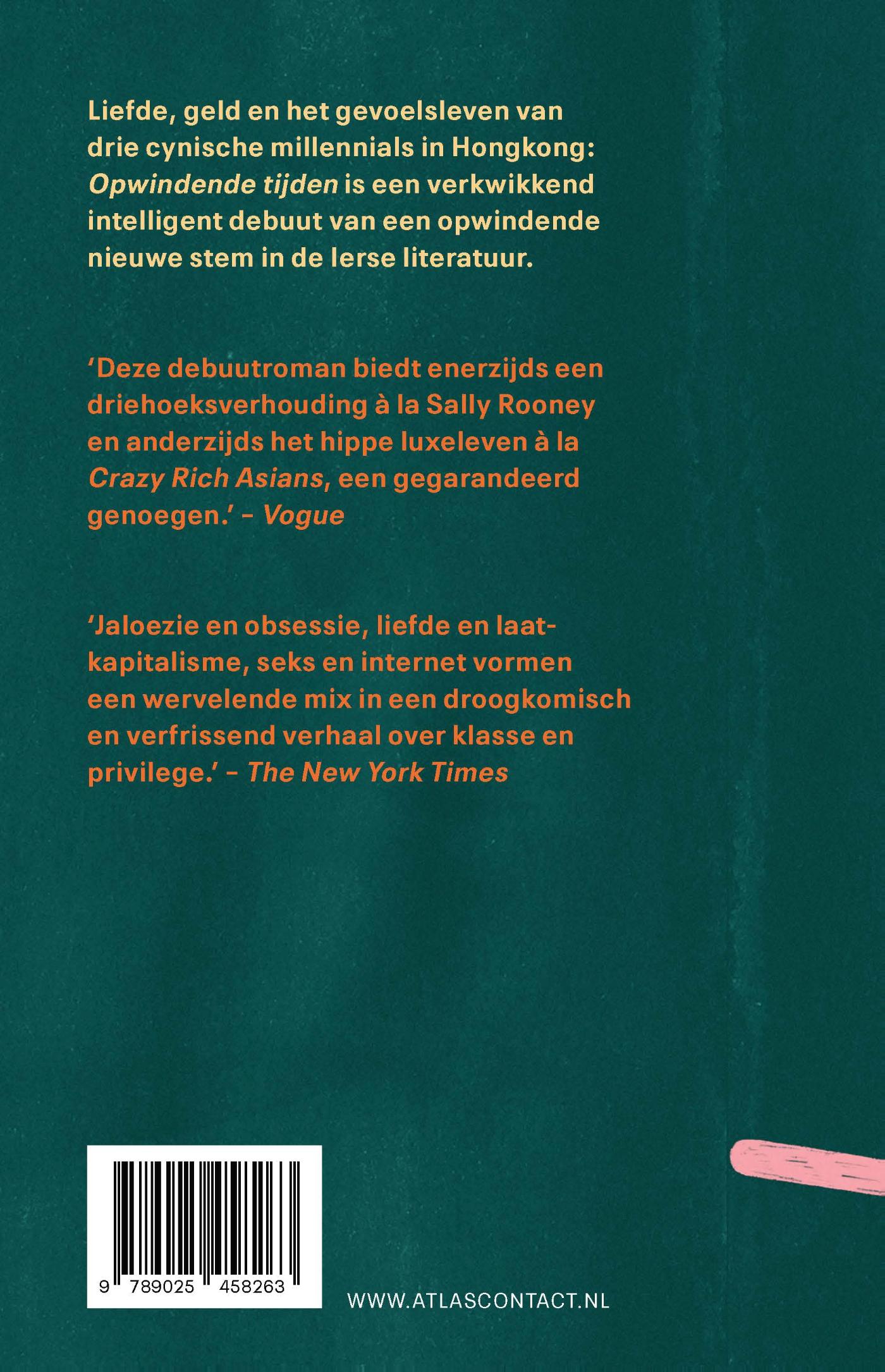 Achterkant van Opwindende tijden