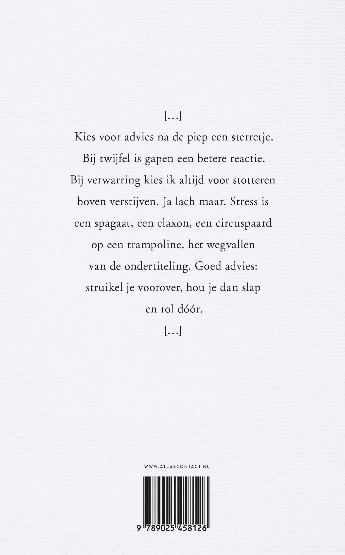 Achterkant van & rol door
