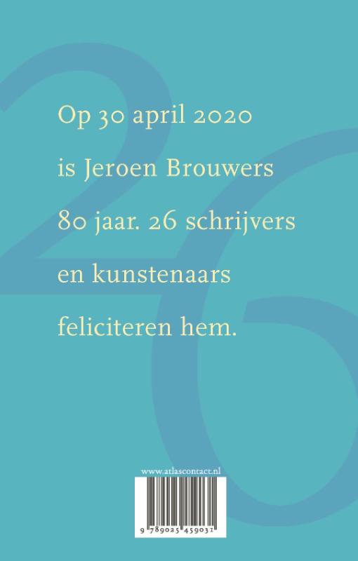Achterkant van Aan een karakter